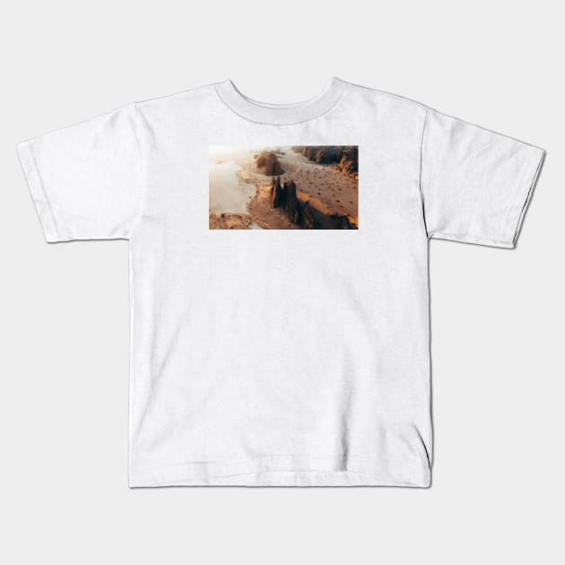 Algerian Sahara Landscape Kids T-Shirt by withluke